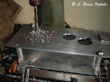Drilling LED ports on LBK elephant proof box