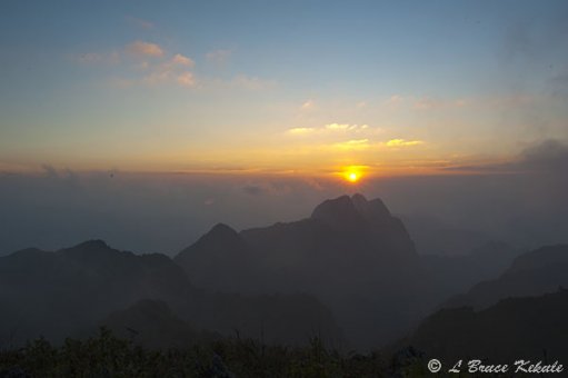 Sunset from Doi Chiang Dao