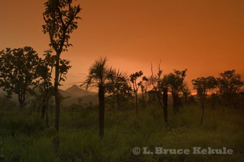 Sunset over Thung Yai Naresuan Wildlife Sanctuary