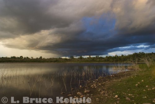 Stormy weather over the Mae Ping River
