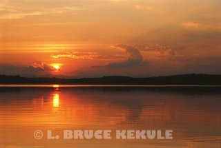 Sunset at Chiang Saen Lake