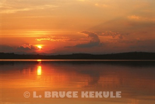 Sunset at Chiang Saen Lake