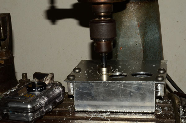 milling-out-flash-hole-on-faceplate