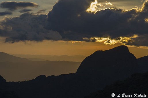 Sunset from Doi Chiang Dao